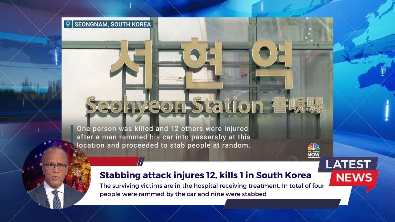 Violent crime - stabbing attack news in South Korea