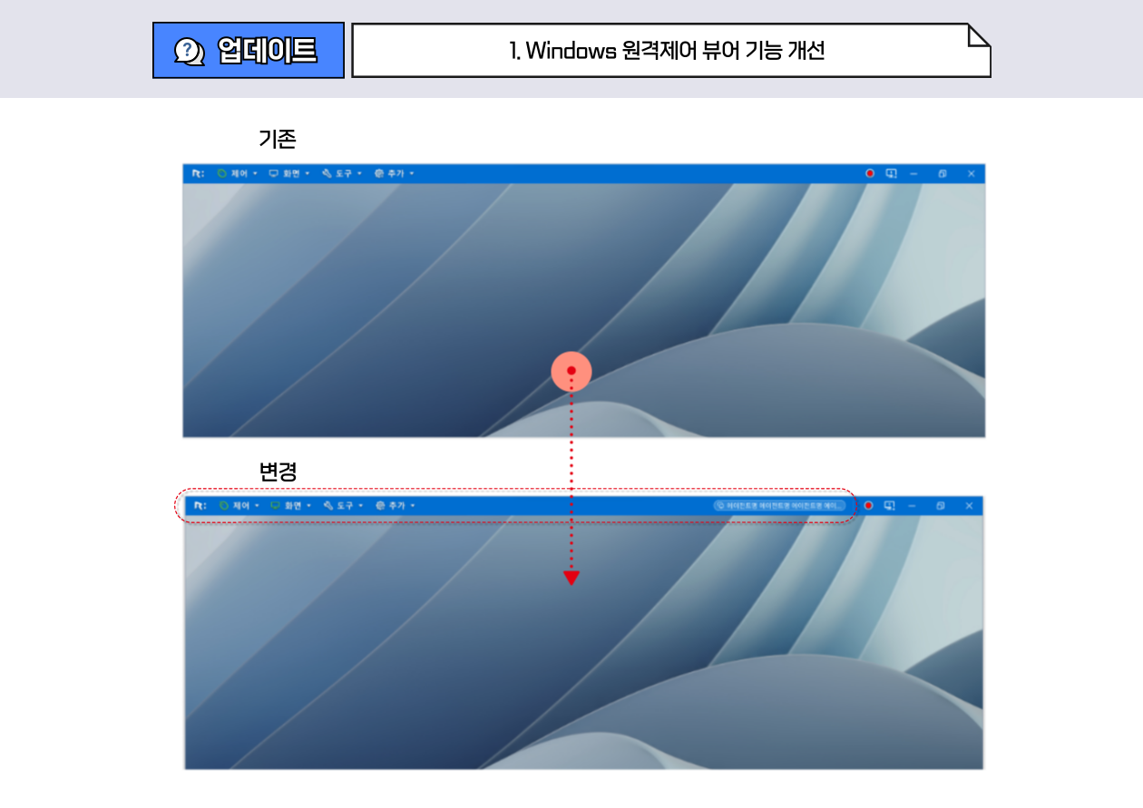 리모트뷰 saas 서비스 업데이트