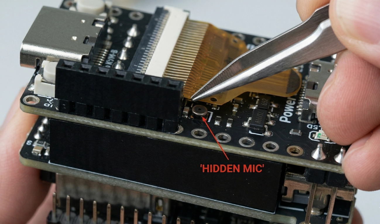 저가형 KVM 내부에서 발견된 문서화되지 않은 숨겨진 마이크 회로