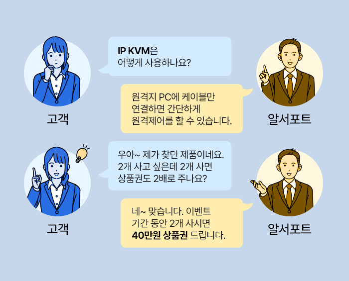 ip kvm 이벤트 문답