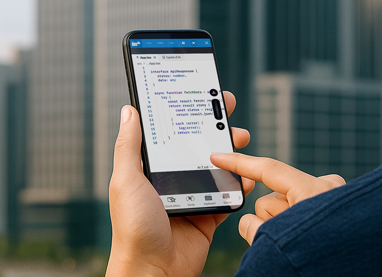 管理システム障害もスマホで即対応