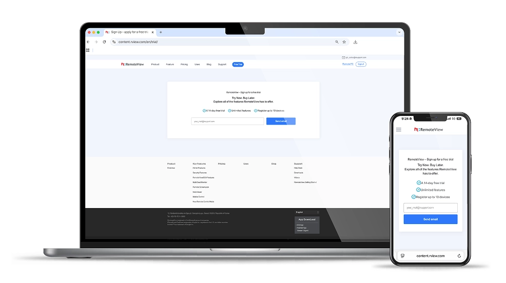 Sign up for RemoteView